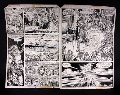 John Buscema The Iliad Original Comic Art | Taurus Auctions
