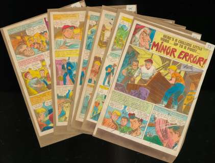 Kamen - Minor Error, Haunt #13 6 Pg Story SP,(June 1952) | Russ Cochran