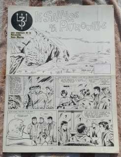 Lenoir | Lenoir - 8x Planche originale - Histoire complète - La Patrouille sous-marine - Le Salaire de la Patrouille - (1965) | Catawiki