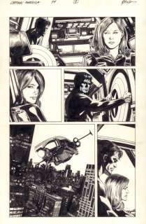 Jackson (Butch) Guice, Steve Epting - Captain America #34 P.3 - Bucky Barnes‘ 1St Appearance As the New Captain America - Black Widow - 2008