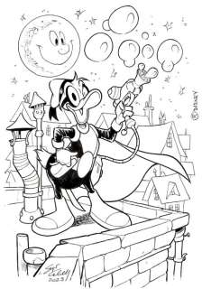 Sergio Cabella | Paperinik sui tetti della città - Sergio Cabella - (2023) | Catawiki