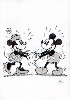 Xavi (Xavier Vives Mateu) | Mickey Mouse - More than friends - Signed Original Artwork by Xavi - (2023) | Catawiki