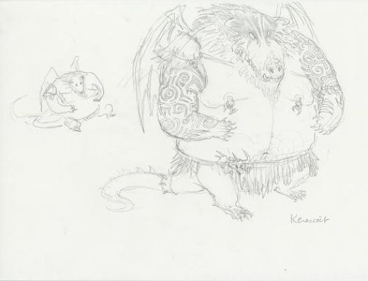 Kerascoët | Donjon, recherche de personnages | Galerie 9ème Art