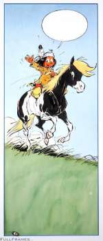 Derib | Yakari, illustration aux encres de couleurs repré… | Banque Dessinée