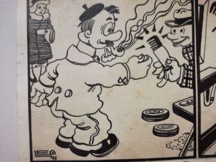 Buth | Buth - gagstrip ’de onbreekbare kam’ uit ’Ons Rakkersblad’ - (1942/1943) | Catawiki