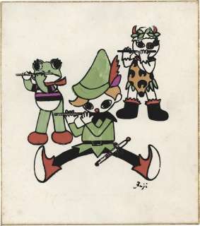 Akiko Mori Autographed Reproduction Shikishi "Mokubaza Time Bebak" Konrad | Mandarake (Big Web)