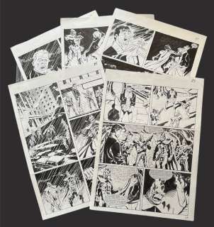 Giancarlo Caracuzzo | Giancarlo Caracuzzo - 5x tavole originali - Brad Barron #9 - (2005) | Catawiki