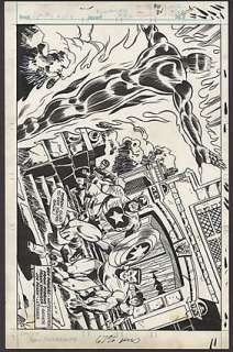 INVADERS, THE Issue #12 Splash Page | ComicConnect