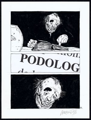 Christophe Chabouté | Tout seul - Planche originale N°116. Photocopie case 2. | Daniel Maghen