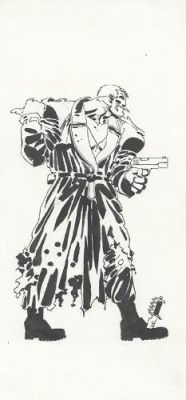 Frank Miller | Sin City, Couverture partielle du Wizard Magazine #31 de 1994, illustration | Galerie 9ème Art