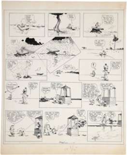 George Herriman Krazy Kat Sunday Comic Strip Original Art (King Features Syndicate, undated). George Herriman’s - | Heritage