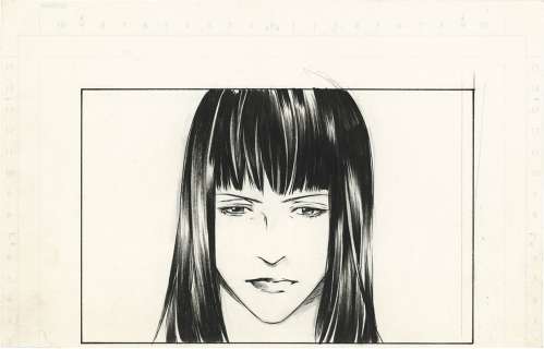 Okimoto Shu Hand-Drawn Frame Manuscript "Kami no Shizuku" | Mandarake (Big Web)