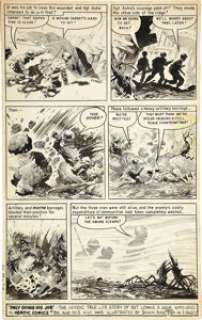 Frank Frazetta Heroic Comics #86 page 2 Original Art (Eastern Color, 1953). While world-famous for his awesome - | Heritage