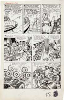 Jack Kirby and Dick Ayers Avengers #1 Hulk vs. Iron Man page 19 Original Art (Marvel, 1963). Face front, - | Heritage