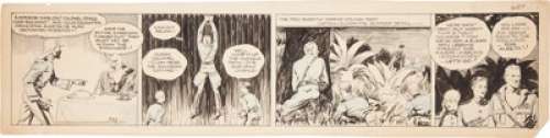 Alex Raymond and Lyman Young Tim Tyler‘s Luck Daily Comic Strip Original Art dated 9-27-33 (King Features -