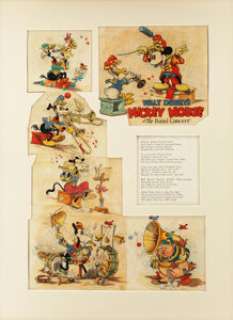 Tom Wood The Band Concert Walt Disney Illustration Original Art (Good Housekeeping, 1935). While Heritage has - | Heritage