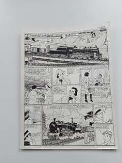 Pascal J. Zanon | Zanon - Planche originale (p.25) Harry DIckson T3 - Les 3 cercles de l’épouvante - (1990) | Catawiki