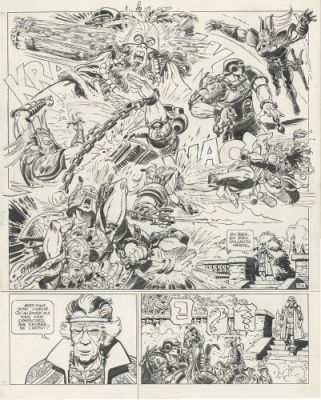 Jean-Claude Mézières | Valérian, Tome 8, Les Héros de l’Equinoxe, Planche 30 | Galerie 9ème Art