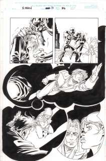 Rick Leonardi | X-Man #31 Page 20 (Inked) | Rick Leonardi