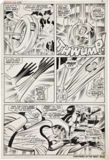 Jack Kirby and Joe Sinnott Fantastic Four #88 Mister Fantastic Page 15 Original Art (Marvel, 1969). This -
