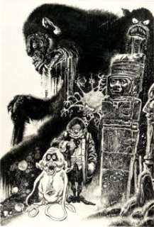 Auraleon (Rafael Aura Leon) Eerie Magazine Inside Front Cover Splash Page Original Art (Warren, c. 1970s). -