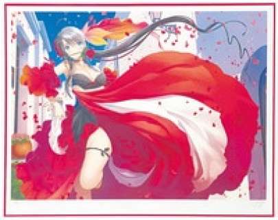 Tony’s autographed reproduction color illustration "Red of Andalusia" | Mandarake (Big Web)