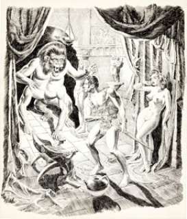 Reed Crandall Witzend #4 The Edgar Rice Burroughs Portfolio Part Three John Carter of Mars Illustration Original -