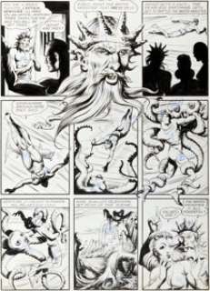 Rafael Astarita Master Comics #18 "The Hydro People" Captain Venture Page Original Art (Fawcett, 1941). -