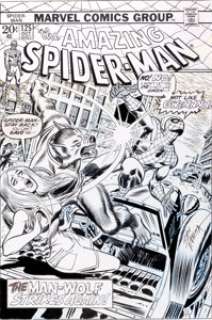 John Romita Sr., Mike Esposito, and Tony Mortellaro The Amazing Spider-Man #125 Cover Original Art (Marvel, 1973). - | Heritage