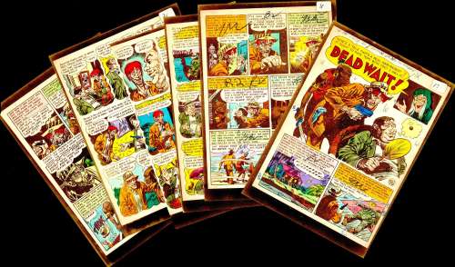 Davis- Dead Wait-Vault 23, 6pg Silver Print Story (1952) | Russ Cochran