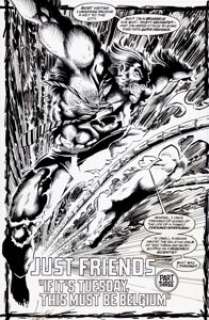 Jae Lee and Tim Dzon Marvel Comics Presents #87 (the Beast) Splash Page 17 Original Art (Marvel, 1991). This splash -