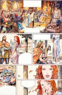 Milo Manara from Neil Gaiman‘s Sandman Endless Nights Page 12 Original Art (undated). What‘s this -- a Manara page -