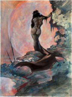 Mike Hoffman Fantasy Nude Painting Original Art (2006). With flash and style, artist Mike Hoffman renders this lovely -