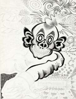 Rory Hayes "Cartwheels" Unfinished Illustration Original Art (c. 1970). Rory Hayes was the - | Heritage