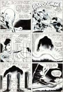 Jack Kirby, Alex Toth, and Vince Colletta X-Men #12 First Juggernaut Appearance Page 13 Original Art (Marvel, -
