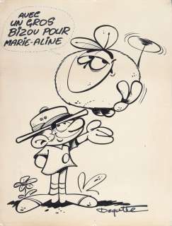 Degotte | Le Flagada, illustration de grand format au feutre… | Millon