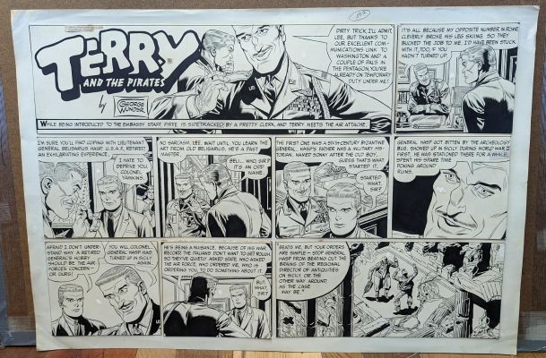 Wunder-Terry and the Pirates- Original Sunday Page (1968) | Russ Cochran