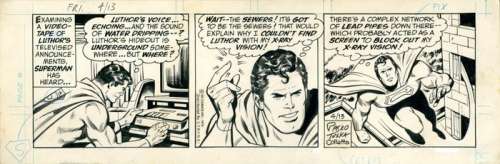George Tuska | Superman - George Tuska - Superman - original daily strip | Catawiki