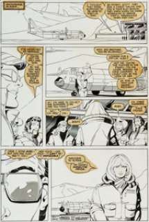 Paul Smith and Bob Wiacek Uncanny X-Men #168 Cyclops and Madelyne Pryor Original Art (Marvel, 1983). The -