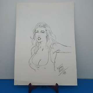 Luca Tarlazzi | Luca Tarlazzi - Selen -Original Sketch - Exemplaire unique - (1995) | Catawiki