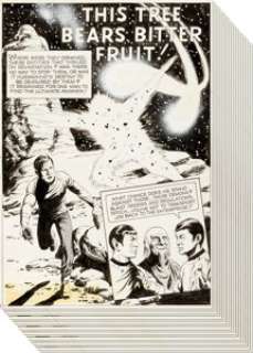 Al McWilliams Star Trek #47 Partial Story Original Art (Gold Key, 1977). Pages 1 (splash), 3, 6-8, 10, and -