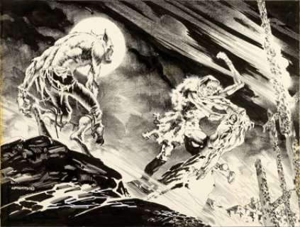 Bernie Wrightson DC Special Series #14 Swamp Thing Wrap-Around Cover Original Art (DC, 1978). Cover billed - | Heritage