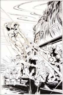 Sal Amendola Phoenix Unused Cover Original Art (Atlas/Seaboard, 1975). Created for either issue #1 or 2, this -