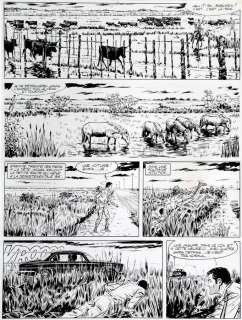 Graton | Michel Vaillant, planche n°18 Ã  l’encre de Chine… | Millon