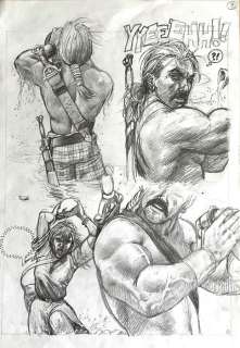 Luca Tarlazzi | Luca Tarlazzi - Studio originale "Axu" per la rivista Selen | Catawiki