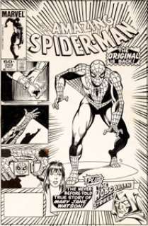 Ron Frenz and Joe Rubinstein Amazing Spider-Man #259 Cover Original Art (Marvel, 1984). Spider-Man returns - | Heritage