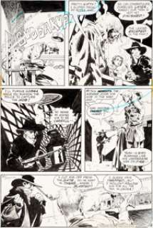 Mike Kaluta and Bernie Wrightson The Shadow #3 Page 18 Original Art (DC, 1974). Kaluta only did five issues -