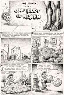 Robert Crumb - Snoid Comics One-Shot Complete 9-Page Story Original Art (Kitchen Sink Press, 1980).