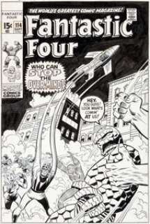 John Buscema, John Romita, and Frank Giacoia Fantastic Four #114 Cover Original Art (Marvel, 1971).... | Heritage