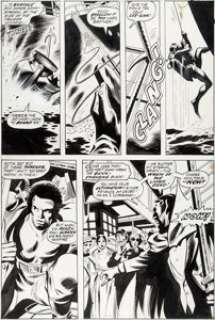 Gene Colan and Jack Abel Tomb of Dracula #10 Story Page 11 Blade Original Art (Marvel, 1973).... | Heritage